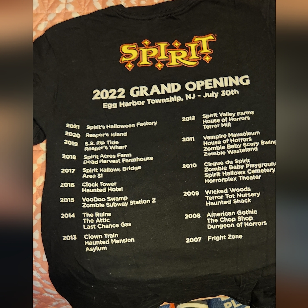 New grand opening Spirit Halloween Tee from the Flagship store. Size Small - Picture 2 of 3